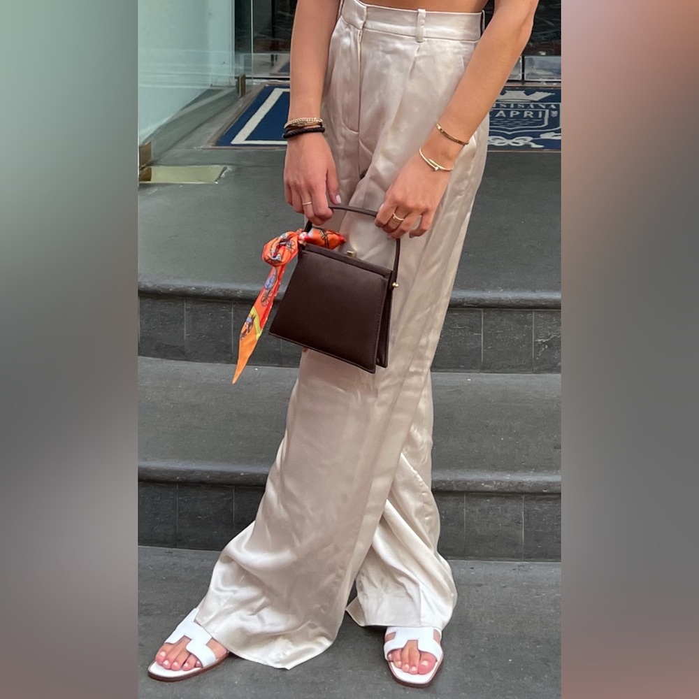 Zara champagne trouser